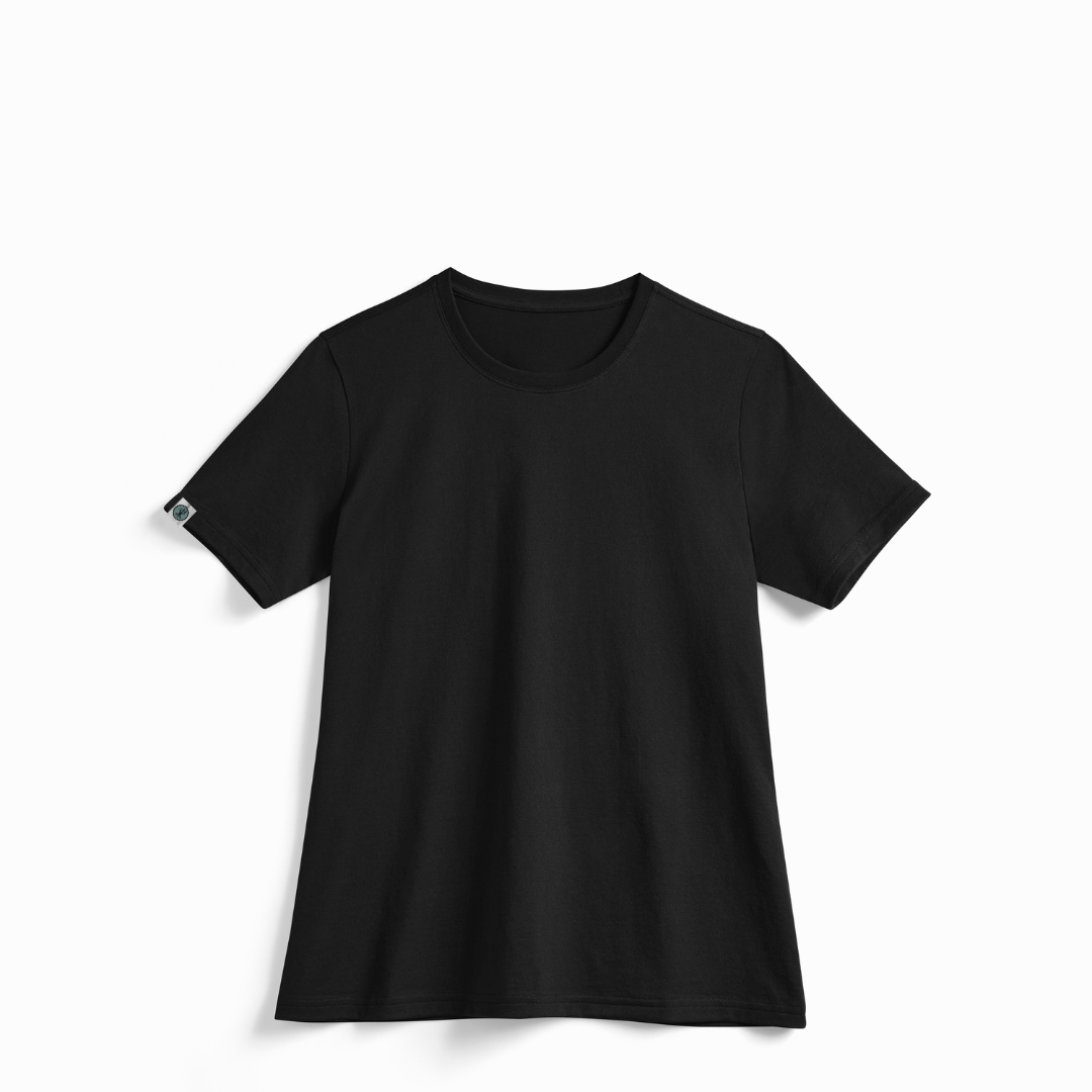 Women's Black Supima® Cotton T-shirt