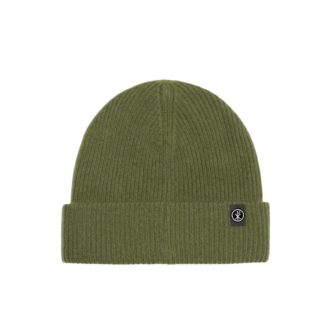 Moss Cashmere Merino Wool Beanie
