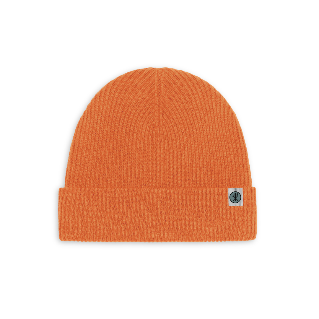Persimmon Cashmere Merino Wool Beanie