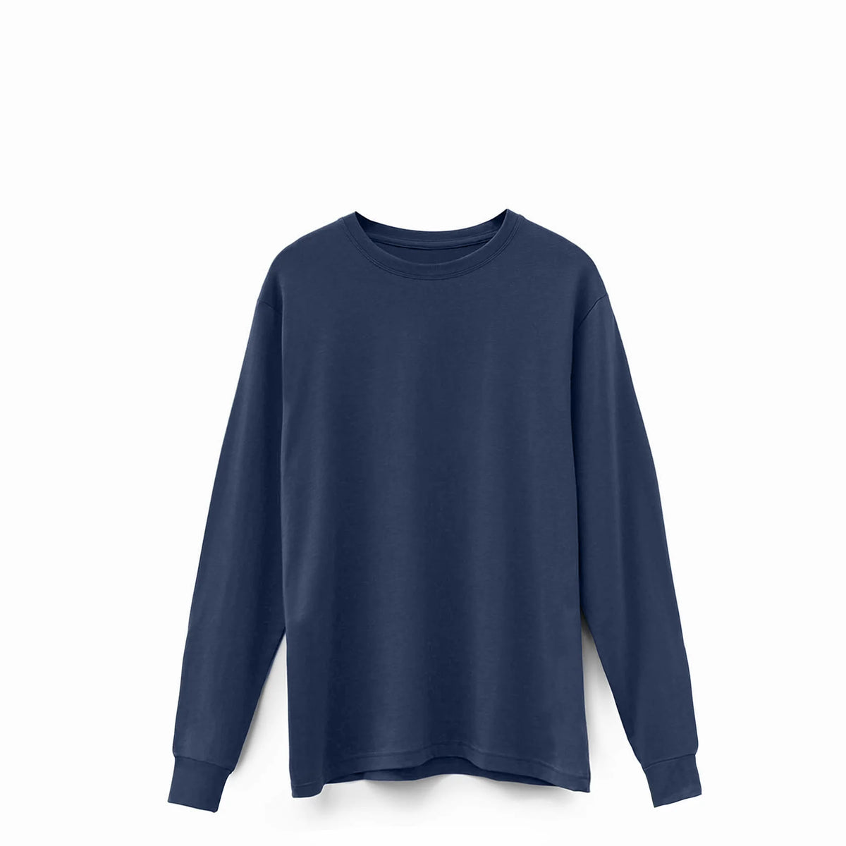 Ocean Navy Midweight Supima® Long Sleeve Tee