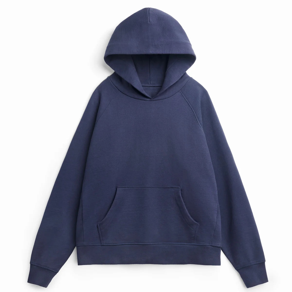 Navy Heavyweight Organic French Terry Hood