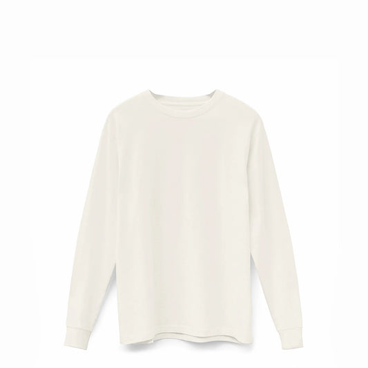 Natural Midweight Supima® Long Sleeve Tee