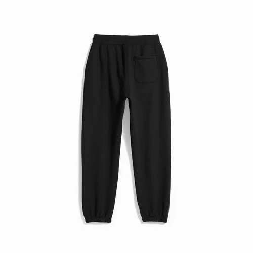 Black Organic Heavyweight Brushed Jogger