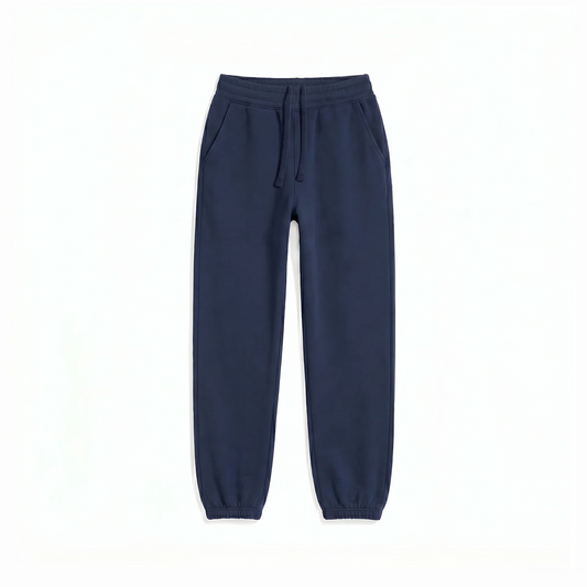 Ocean Navy Organic Heavyweight Brushed Jogger